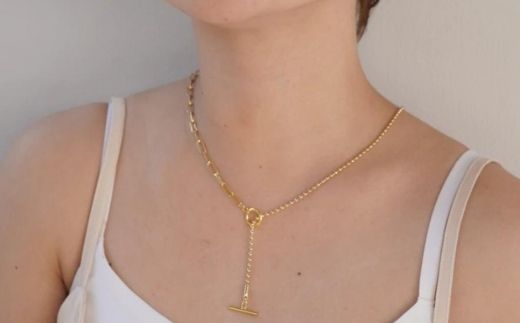 【LENERAオリジナルネックレス】shine through necklace (cutball) 【079008】